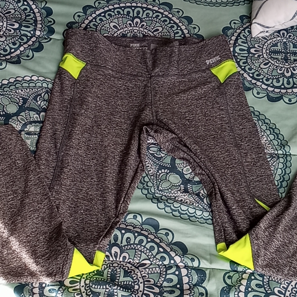 Pink yoga pants